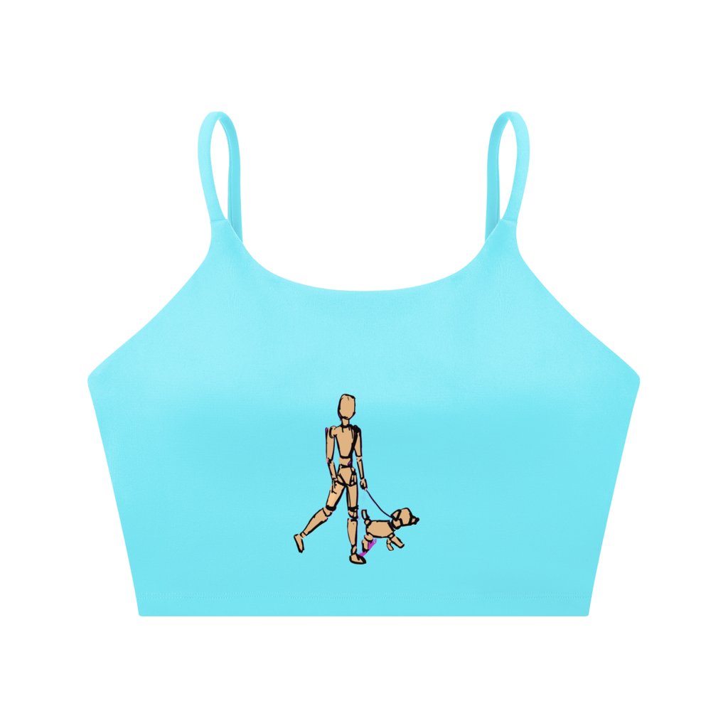 Spaghetti Strap Yoga Sports Bra