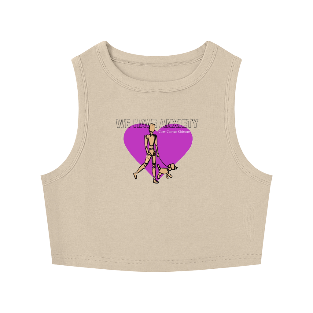 Women's Tight Crewneck Crop Tank Top