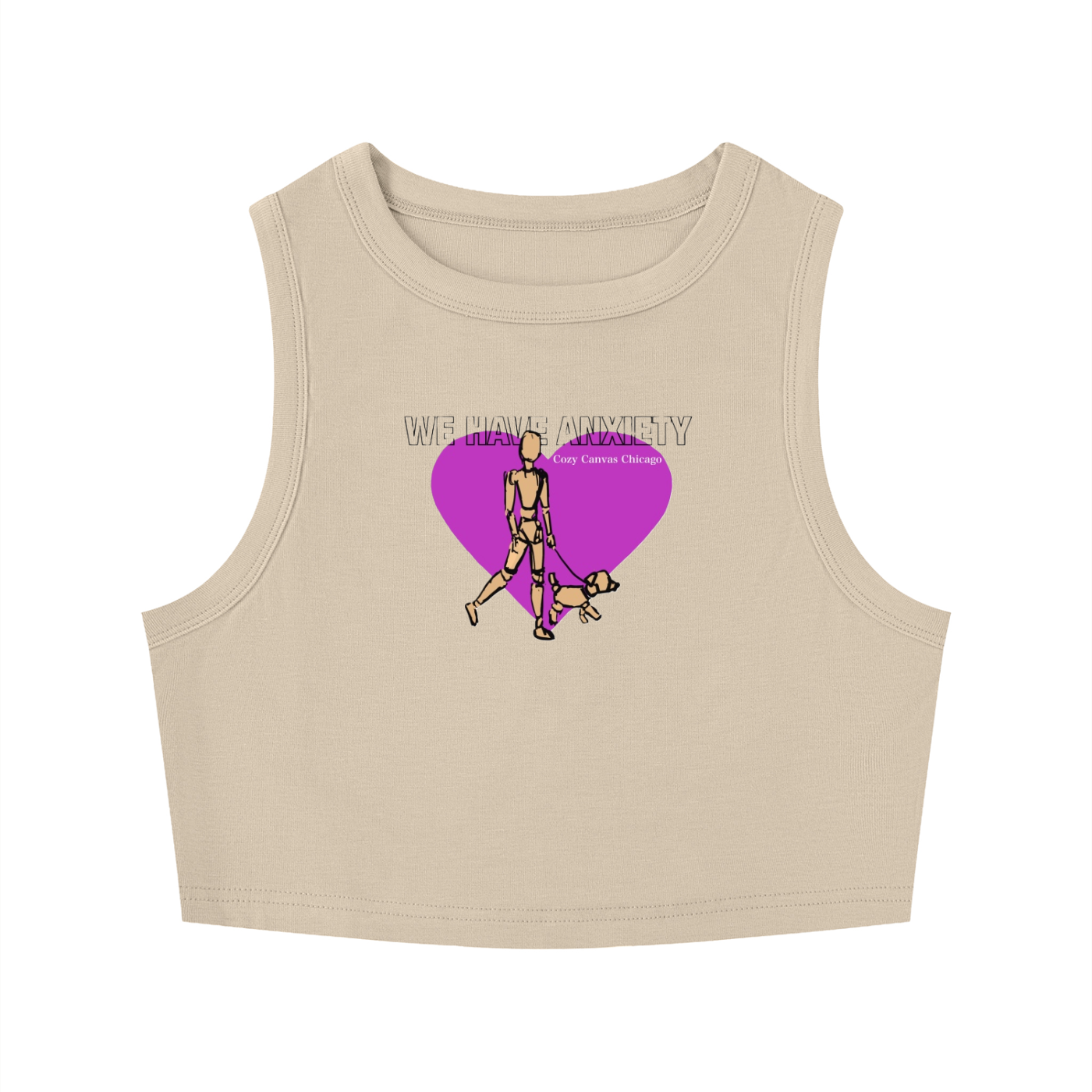 Women's Tight Crewneck Crop Tank Top